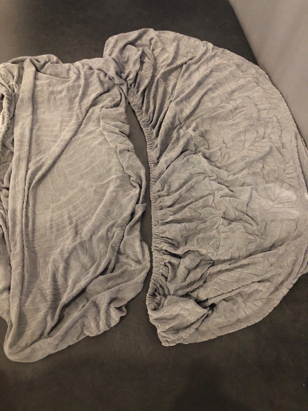 Photo 1 of MagiDeal RV Dinette Seat Covers Sofa Seat Slipcovers Trailer Accessories Sofa Furniture Protector Washable Elastic Stretchable, Light Gray, Length 99-127 cm
