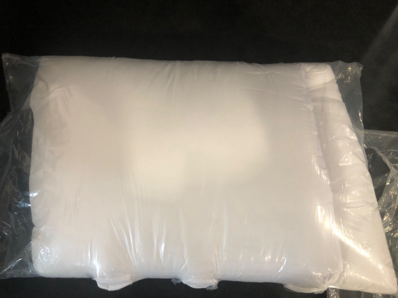 Photo 1 of HITO 12x20 Pillow Inserts (Set of 2)- 100% Cotton Covering Down Alternative Throw Pillows White for Couch Bed Sofa