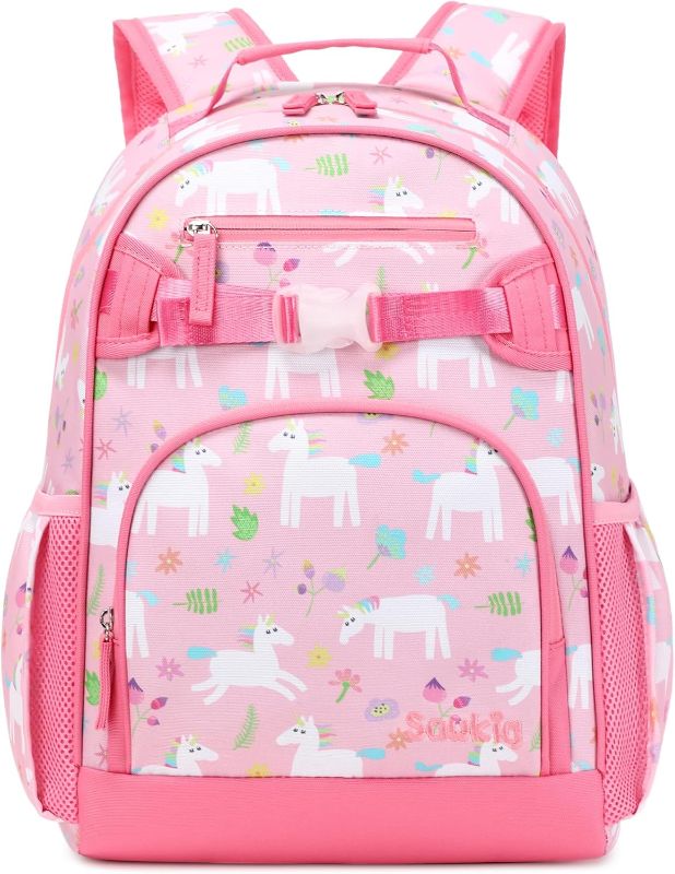 Photo 1 of Cute Unicorn Backpack for School Bookbag Kids Kindergarten Elementary Backpacks for Girls ages 6-8-10 (Pink Unicorn)