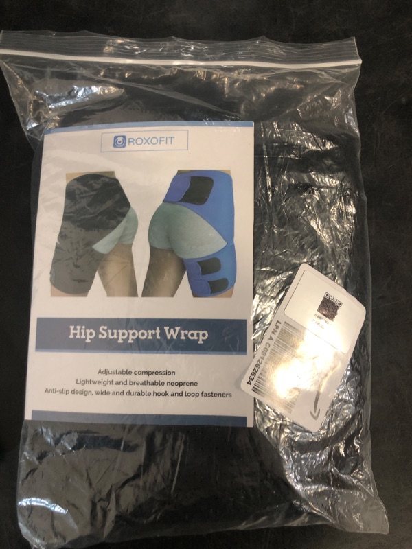 Photo 1 of Hip Brace for Sciatica Pain Relief - Compression Support Wrap for Thigh Injury, Pulled Groin Muscles, Lower Back Pain, Hip Flexor Strain, Hamstring Pull, Sacroiliac SI Joint, Sciatic Nerve, Labral Tear - Stabilizer for Men, Women