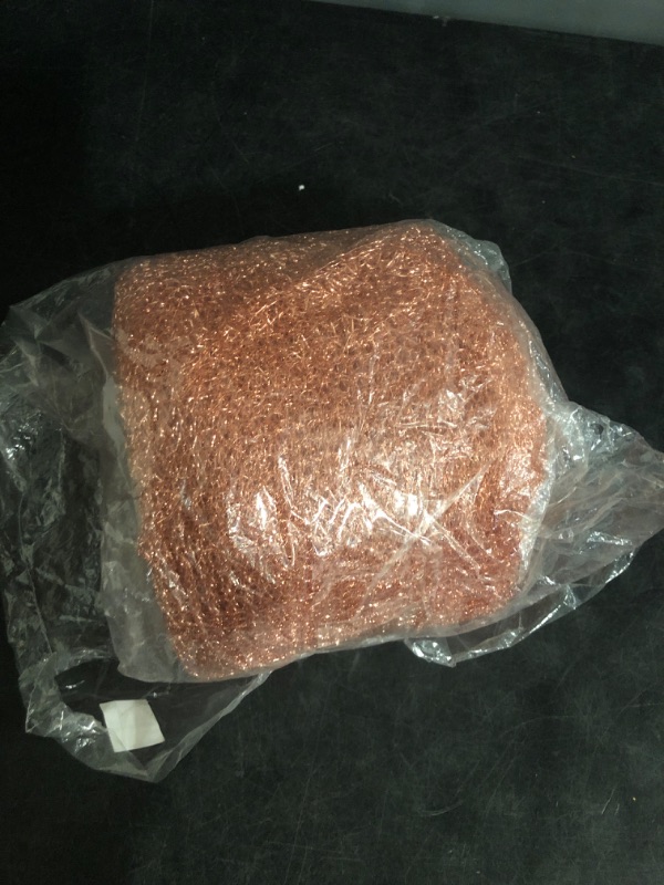 Photo 1 of HICI PCO Copper Mesh Roll Stuf-Fit Mesh Distilling,Copper Fill Fabric,DIY Hole Filler (5" X100 FT)
