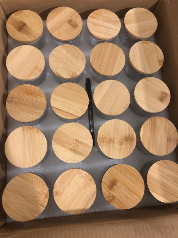 Photo 1 of 20 PCS Candle Jars,Candle Jars with Lids,Candle Making Kit,Bulk CandleJars for Candles