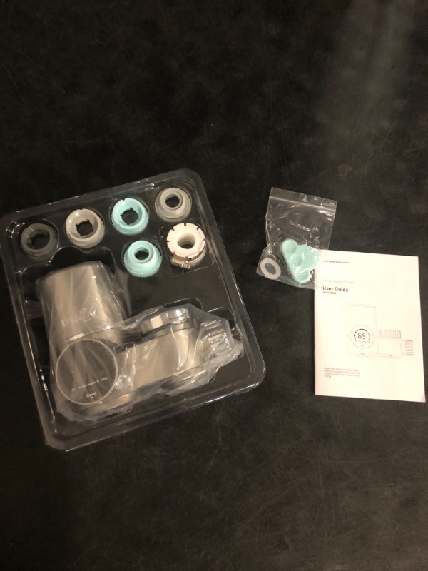 Photo 1 of Faucet Mount Water Filter- Smart LED Display | Advanced UV Blue Light Purification Indicator | Reduce Lead Chlorine | Tap Water Purifier Fits Standard Faucets - Includes 1 Filter