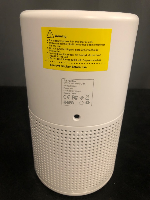 Photo 1 of Air Purifiers for Bedroom, FULMINARE H13 True HEPA Air Filter, Quiet Air Cleaner With Night Light,Portable Small Air Purifier for Home, Office, Living Room