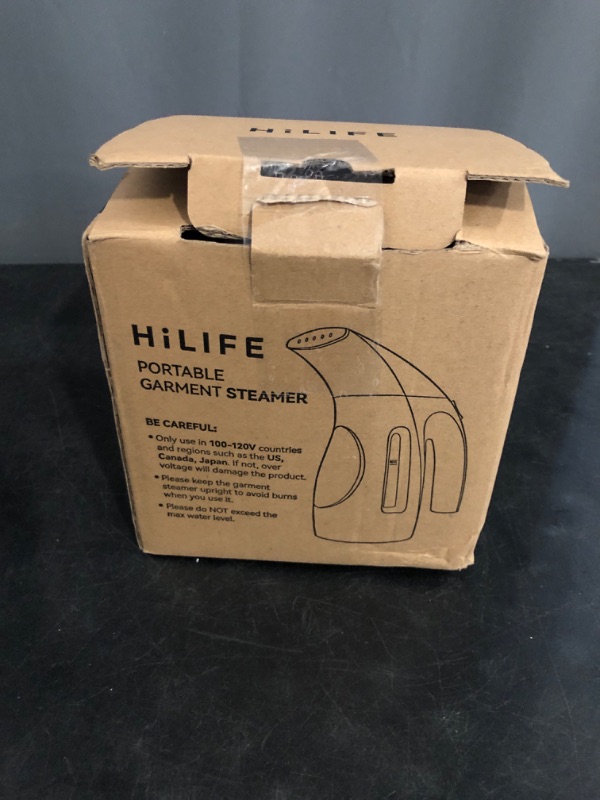 Photo 1 of HiLIFE Steamer for Clothes, Portable Handheld Design, 240ml Big Capacity, 700W, Strong Penetrating Steam, Removes Wrinkle, for Home, Office(ONLY FOR 120V)