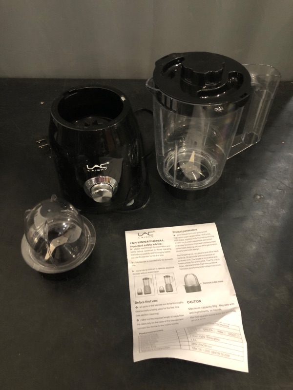 Photo 1 of Blender for Smoothies,300W Personal Blender and Grinder Combo for Kitchen with a 54oz Portable Smoothie Cups, Shakes, Juices, Frozen Drinks and a 12oz Coffee Cup with Seal Cover for Coffee Beans