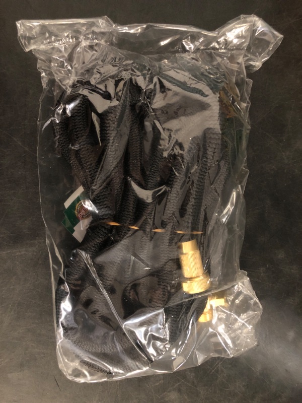 Photo 1 of Flexi Hose with 8 Function Nozzle, 75FT - Lightweight Expandable Garden Hose, No-Kink Flexibility, 3/4 Inch Solid Brass Fittings and Double Latex Core