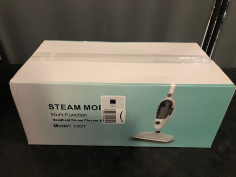 Photo 1 of 11-in-1 Steam Mop, Powerful Handheld Steam Cleaner for Home with 23FT Cord &15.2 OZ Water Tank, 3 Steam Modes MultiPurpose Steam Mop for Hardwood Floors, Clothes, Tile, Windows, Carpet