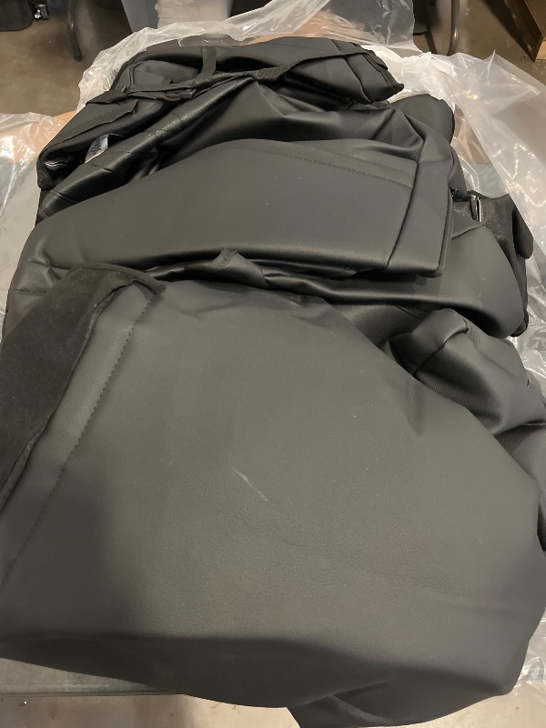 Photo 1 of FREESOO for Jeep Grand Cherokee Seat Covers 2011-2021, Luxury Waterproof Leather Car Seat Cover, Automotive SeatCovers Protector Cushion Accessories, Black Full Set