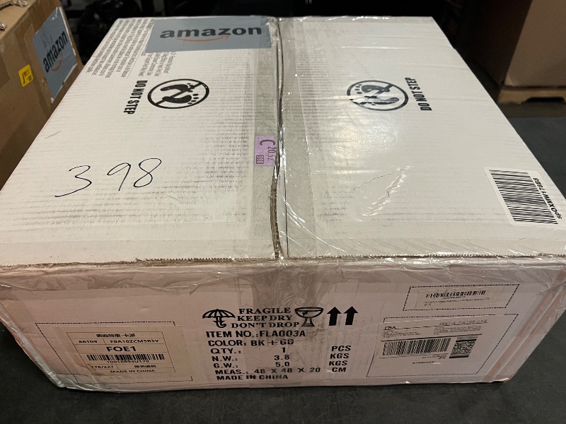 Photo 1 of 19" Farmhouse Flush Mount Caged Ceiling Fans with Lights, 6 Speeds, Rustic Low Profile Ceiling Fan with Light and Remote, Small Bladeless Ceiling Fans with Lights for Kitchen, Bedroom - ETL
