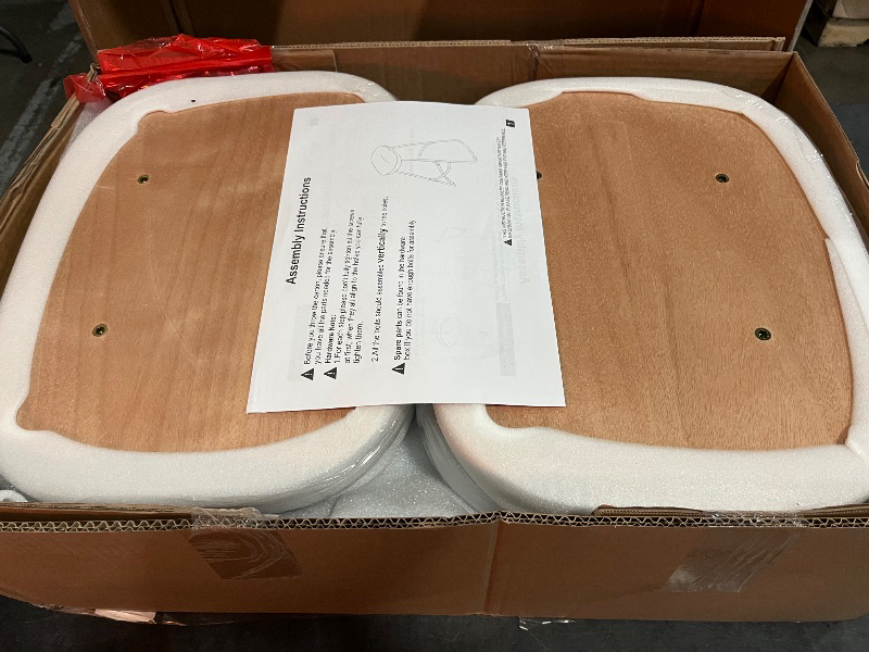 Photo 1 of Alunaune 26" Metal Bar Stools Set of 4, Saddle Seat Backless Counter Height Barstools Kitchen Island Counter Stool Dining Chairs-Brown
