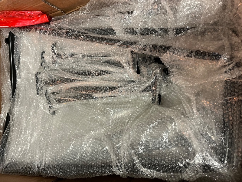 Photo 1 of Alunaune 26" Metal Bar Stools Set of 4, Saddle Seat Backless Counter Height Barstools Kitchen Island Counter Stool Dining Chairs-Brown
