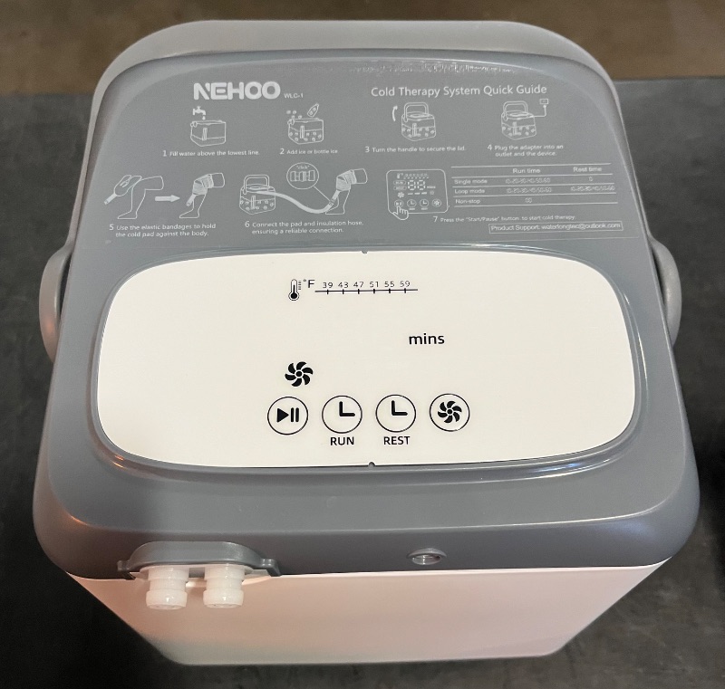 Photo 1 of Cold Therapy System V2.0, Cold Rush Therapy System, Quiet Ice Machine After Knee Surgery, Cryotherapy, with a Universal Pad for Knee, Elbow, Ankle, Shoulder and Lumbar.
