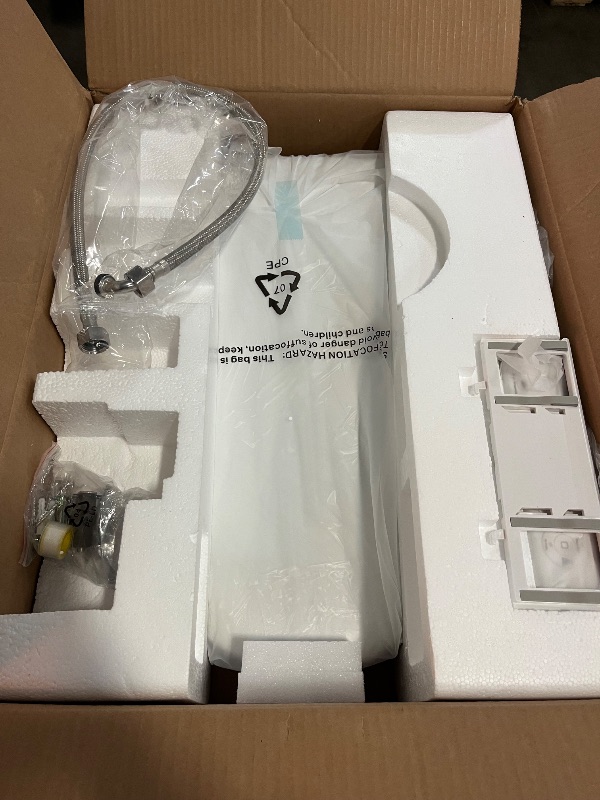 Photo 1 of FVZ Bidet Toilet Seat Elongated Smart Heated Toilet Seat with Warm Water & Dryer, Feminine & Child Wash, Self-Clean Stainless Steel Nozzle, Adjustable Water Pressure, Slow Close Lid
