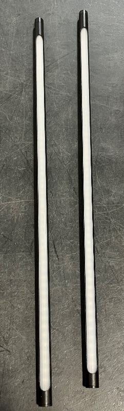 Photo 1 of Battery Operated Wall Sconces - Set of Two, 31" in Matte Black - 6000?mAh Rechargeable Wall Sconce, 3 Color Temperatures, 350° Rotating, & Dimmable - Wireless LED Lights with Remote Control & Timer
