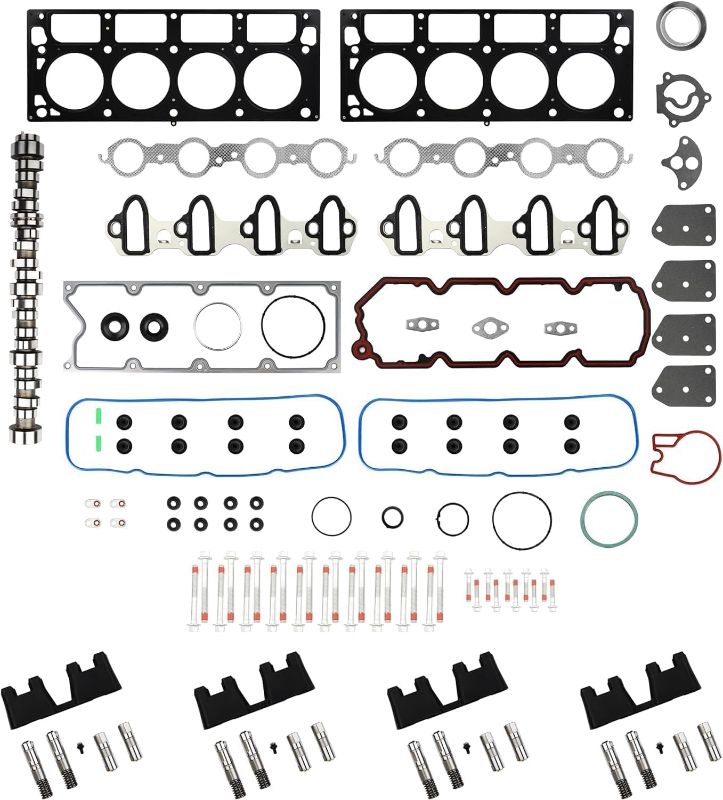 Photo 1 of 5.3 AFM DOD Replacement Kit Lifters Camshaft Head Gaskets for 2007-2013 Buick Chevy Avalanche Silverado Suburban Tahoe Trailblazer Envoy Sierra Yukon 5.3L