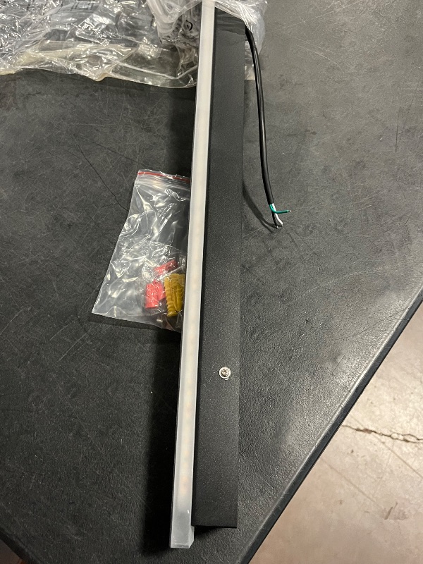 Photo 1 of 55" LED Outdoor Wall Light IP65 Waterproof Lamp Modern Garden Black Sconce Long Front Porch Lighting Indoor Aluminum for Terrace Yard Living Room(B,Warm Light)
