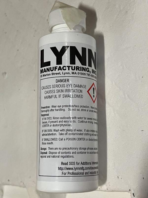 Photo 1 of High Temperature Adhesive, 2000F Rated, Sodium Silicate, Water Glass, 40% Solution, 4oz Bottle, 5602 Clear
