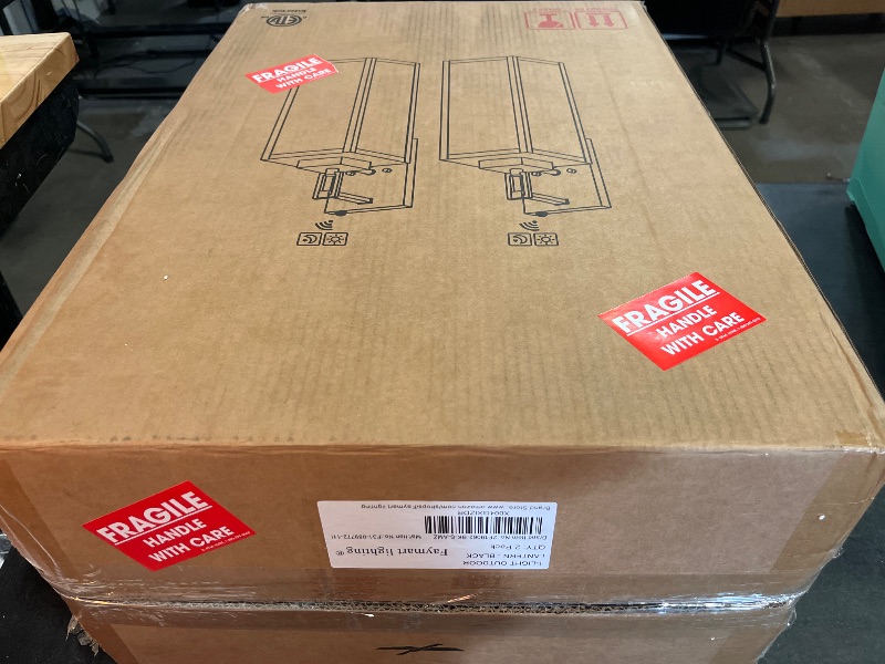 Photo 1 of 2 Pack 22 Inch Dusk to Dawn Wall Light,22” Dusk to Dawn Outdoor Light Fixture Large Size Outdoor Wall Lantern Sconce Outdoor Porch Light with Photocell Sensor