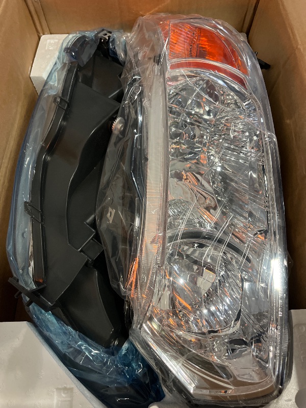 Photo 1 of Headlights Assembly for 2006-2011 Honda Civic 2-Door Halogen Headlamp Replacement, High/Low Beam W/Bulbs, Driver & Passenger Side
