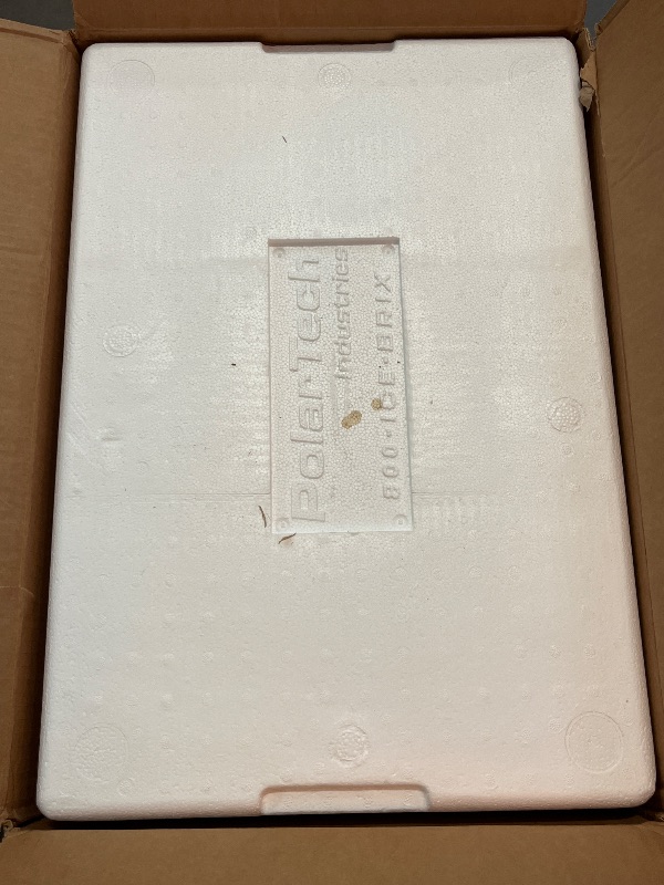 Photo 1 of Polar Tech 266C Thermo Chill Insulated Carton with Foam Shipper, Large, 19" Length x 12" Width x 16" Depth
