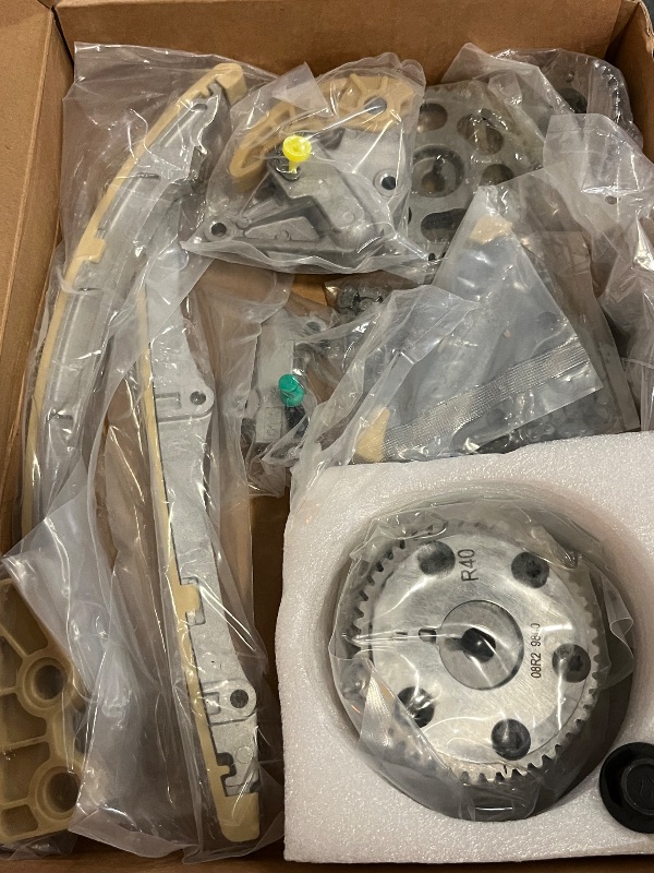 Photo 1 of Engine Timing Chain Kit with Tensioner Camshaft Adjuster for 2008-2015 Honda Accord CR-V Civic Crosstour Acura ILX TSX 2.4 L 2354CC L4 DOHC # 14530-RAA-A01 14510-R40-A01
