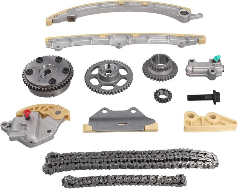 Photo 1 of Engine Timing Chain Kit with Tensioner Camshaft Adjuster for 2008-2015 Honda Accord CR-V Civic Crosstour Acura ILX TSX 2.4 L 2354CC L4 DOHC # 14530-RAA-A01 14510-R40-A01
