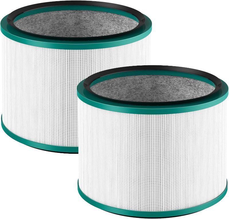 Photo 1 of 2-Pack HP01 HP02 HEPA Filter Compatible with Dyson Pure Hot Cool Link HP01 HP02 & Dyson Pure Cool Link desk fan DP01 DP02, Compare to Part # 968125-03
