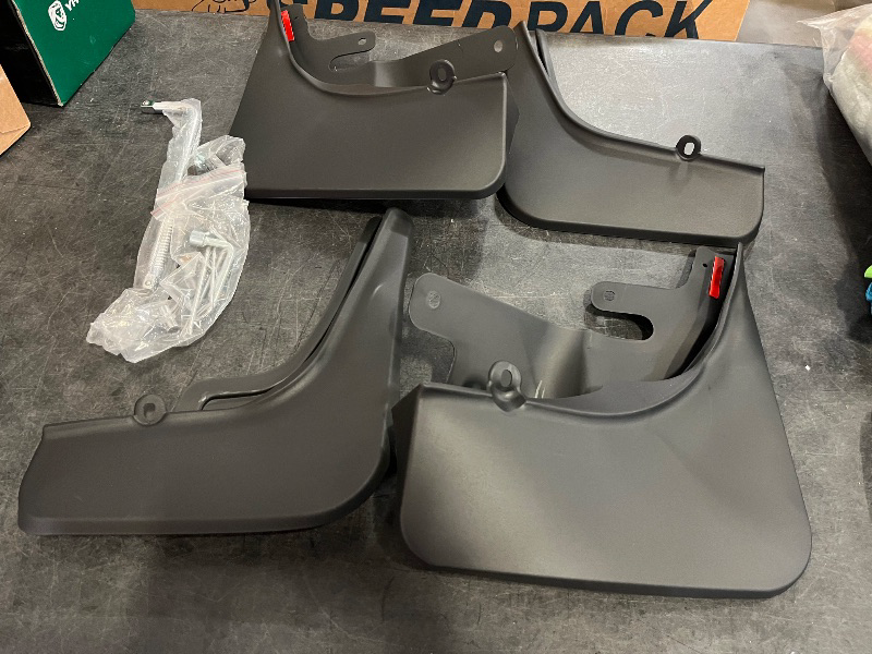 Photo 1 of A-Premium Set of 4PCS Mud Flaps Splash Guards Mudguards Mudflaps with Hardware Kits Compatible with Rivian R1T 2022 2023 2024, Not fit Rivian R1S, Front & Rear (Driver and Passenger Side)
