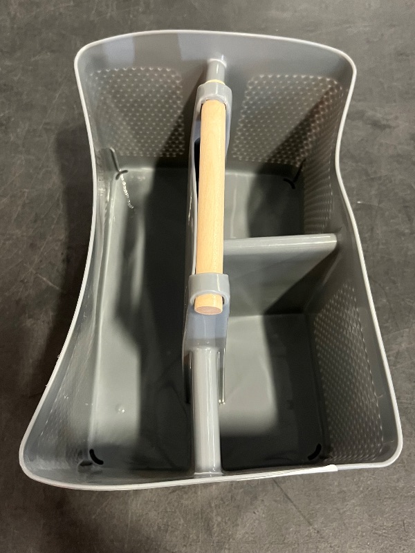 Photo 1 of Portable Shower Caddy Basket Plastic Cleaning Caddy Organizer Storage Tote with Handle for Bathroom, College, Dorm Room Essentials, Gray