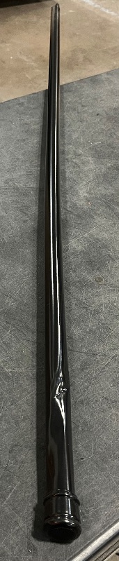 Photo 1 of Shower Curtain Rod 56-104 Inch, 1"Diameter Spring Long Adjustable Tension Curtain Rods for Bathroom Windows Closet No Drilling No Rust, Black
