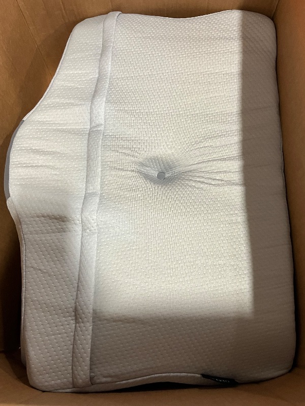 Photo 1 of Cervical Neck Pillow for Pain Relief - Ergonomic Side Sleeper Pillow for Neck Support, Cooling Cervical Pillow for Sleeping, Contour Orthopedic Memory Foam Pillows for Back Stomach Sleepers