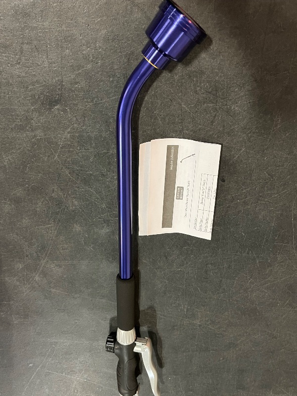 Photo 1 of GREEN MOUNT Watering Wand, 24 Inches Sprayer Wand with Superior Stainless Head, Perfect for Hanging Baskets, Plants, Flowers, Shrubs, Garden and Lawn, Purple