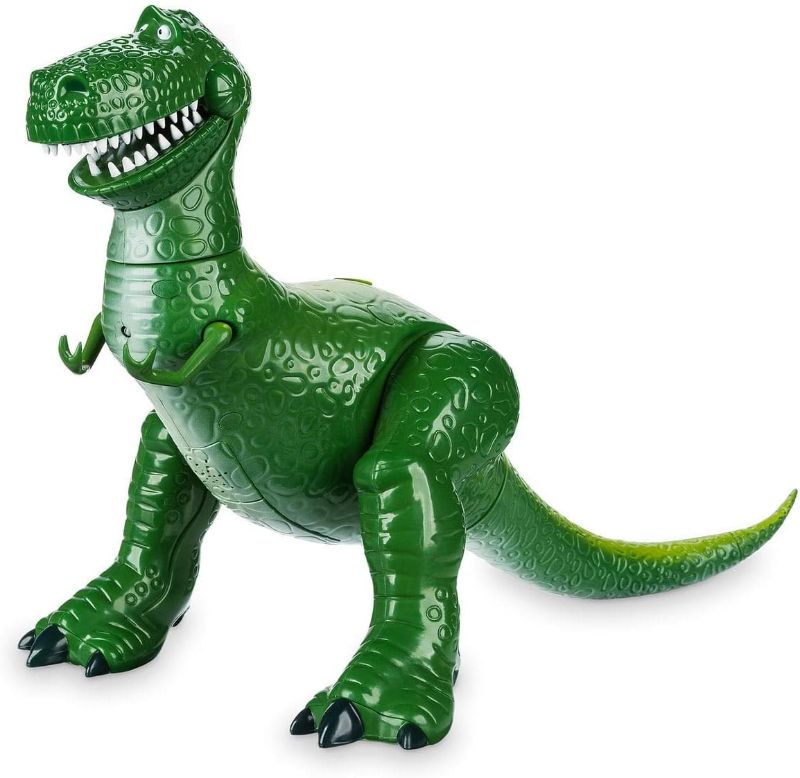 Photo 1 of Disney Store Official Rex Interactive Talking Action Figure from Toy Story, Features Sounds and Phrases from The Movies, Interacts with Other Figures and Toys
