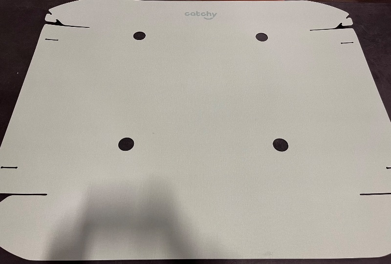 Photo 1 of CATCHY -Food Catcher-Compatible with Stokke Tripp Trapp High Chair +11 Other High Chairs-Highchair Sold Separately-Baby & Toddler Food & Mess Catcher-Premium Linen Inspired -Under High Chair Accessory