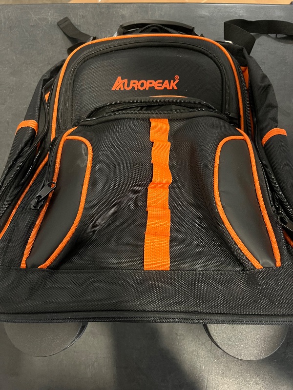 Photo 1 of 2-In-1 Rolling Tool Backpack Heavy Duty, Rolling Tool Bag with Wheels, 63-Pocket Tool Bags for Men, Waterproof Rolling Tool Backpack for Hvac Electrician Construction Mechanic
