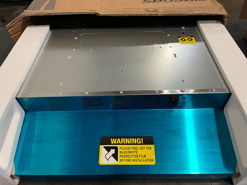 Photo 1 of FIREGAS 24 inch Range Hood Under Cabinet, 300CFM Ducted/Ductless Convertible Kithen Hood in Stainless Steel with 2 watt LED Light and Filter, 2 fan speeds, hassle-free installation
