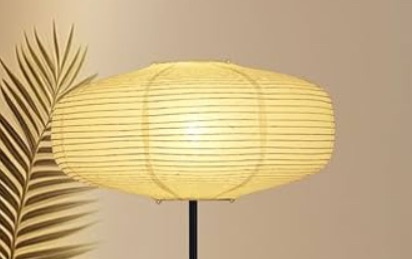 Photo 1 of Paper Floor Lamp Replacement Top, Rice Paper Top Only