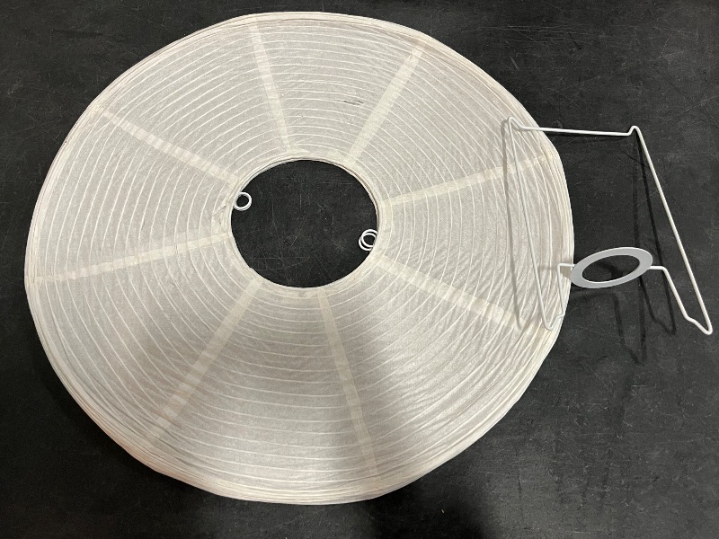 Photo 1 of Paper Floor Lamp Replacement Top, Rice Paper Top Only