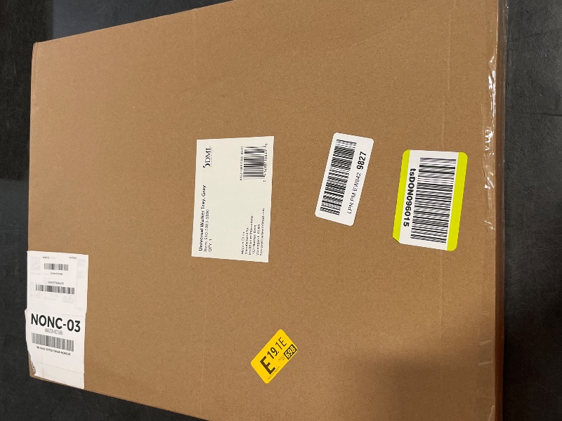 Photo 1 of DMI Walker Tray With Cup Holders, Walker Tray For Folding Walkers, Mobility Accessory for Seniors, Tray Table for Standard Walkers, Multipurpose and Portable, Gray