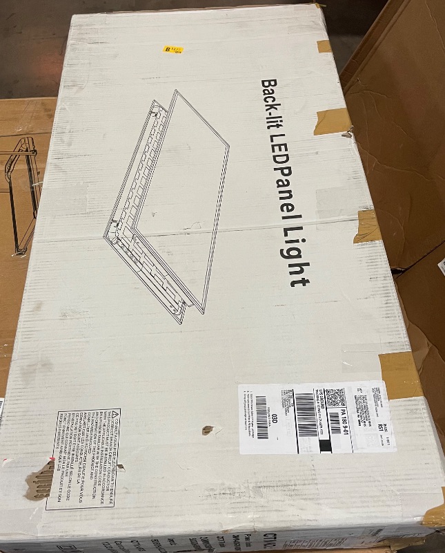 Photo 1 of 4 Pack 2x4 LED Flat Panel Light LED Drop Ceiling Light Fixture, 5 CCT 3000K-6500K Adjustable & 5 Wattage 30-72W Selectable Recessed Back-Lit Fixture for Office, ETL Listed
