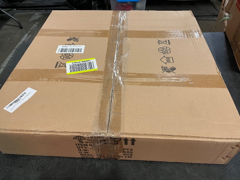 Photo 1 of Finktonglan Modern Square Crystal LED Ceiling Light - 17.7 inch Flush Mount Stainless Steel Chandelier for Living Room, Bedroom, Dining Room, 6000K, 34 Watts
