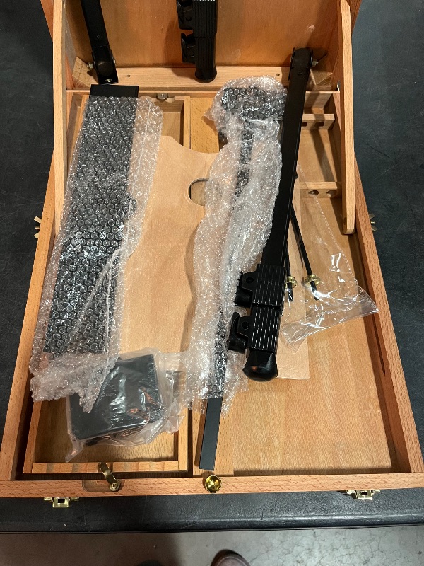 Photo 1 of Falling in Art Large French Style Easel - Portable Field and Studio Sketchbox, Plein Air Adjustable Tripod Easel with Detachable Drawer for Display, Painting, Sketching