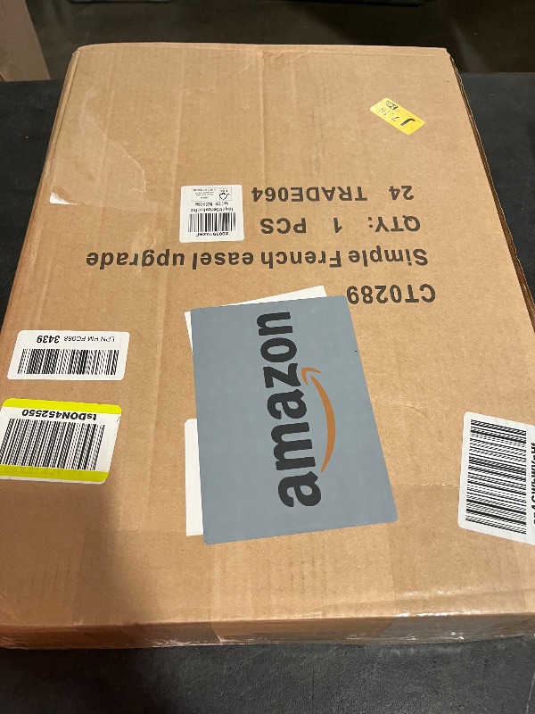 Photo 1 of Falling in Art Large French Style Easel - Portable Field and Studio Sketchbox, Plein Air Adjustable Tripod Easel with Detachable Drawer for Display, Painting, Sketching