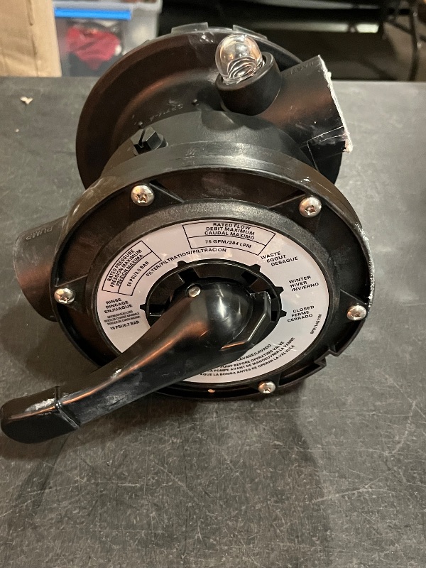 Photo 1 of Replacement for Hayward SP0714T VariFlo XL Top Mount Multiport Valve Part for Above-Ground Pro- or VL Series Sand Filter, 1.5 Inch Plumbing, 7-Position Control Valve
