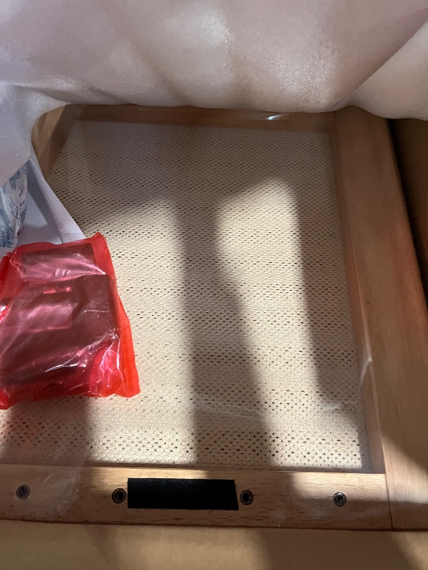 Photo 1 of Alunaune Modern Mid Century Dining Chairs Set of 2, Upholstered Natural Rattan Kitchen Chairs Accent Chair, Armless Side Chairs with Metal Chrome Legs for Bedroom Living Room-Brown
