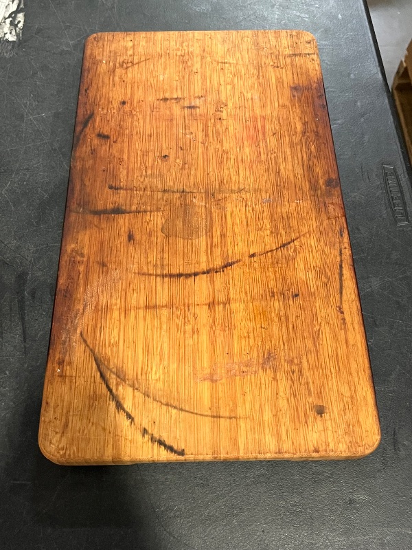 Photo 1 of John Boos Chop-N-Slice Series Rectangular Wooden Maple Cutting Board Thick, 8-lb Reversible Butcher Block with Eased Corners, Edge-Grain & Finger Grips – Made in the USA
