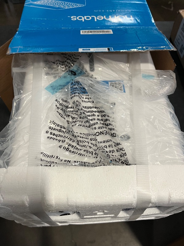 Photo 1 of HomeLabs 8 Pint Wi-Fi Dehumidifier for up to 1,800 Sq Ft Rooms (MAX 24 Pint at 95°F, 90% RH) – Ultra Quiet, Compact Design with Smart Controls and Drain Hose
