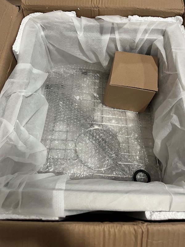 Photo 1 of 16 Inch Undermount Bar Sink Workstation,16x19 Small Kitchen Sink Bar Sinks Undermount 18 Gauge Stainless Steel Single Bowl Kitchen Prep Wet Bar Sinks with Cutting Board
