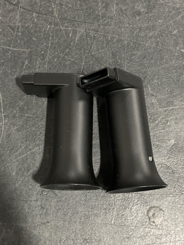Photo 1 of Genta Double Post Wall Mounted Towel Bar, Matte Black